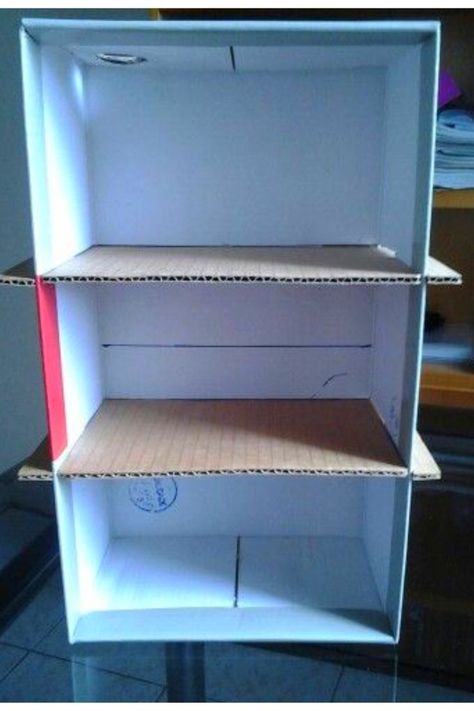 we are going to show you the easy way to make desk organizer with card board you can use the cardboard to store jewelry and small accessories or gadgets Shoe Box Diy Crafts, Shoe Box Doll House Diy, Shoe Box Doll House, Shoe Box House, Organizer With Cardboard, Shoebox Dollhouse, Doll House For Boys, Shoe Box Diy, Shoe Box Crafts