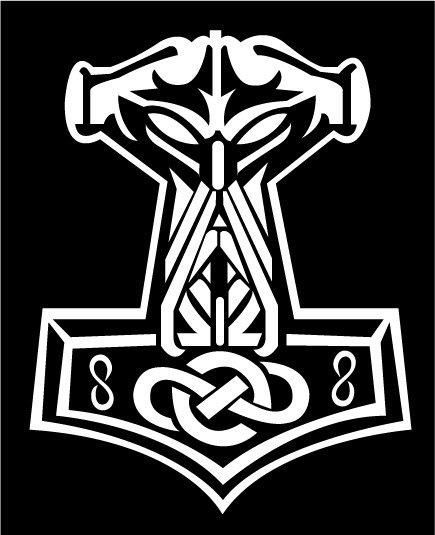 Thor Hammer Tattoo, Mjolnir Tattoo, Thor Tattoo, Hammer Tattoo, Art Viking, Symbole Viking, Marquesan Tattoos, Norse Symbols, Norse Tattoo