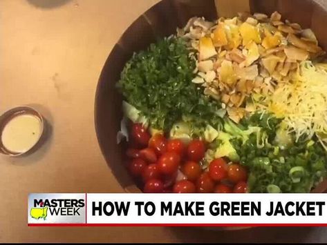 Green Jacket Salad Recipe: Staple of the Masters and Augusta history - NewsBreak Green Jacket Salad Recipe, Green Jacket Salad, The Masters, Salad Recipe, Green Jacket, Like A Pro, Salad Recipes, This Year, Fox