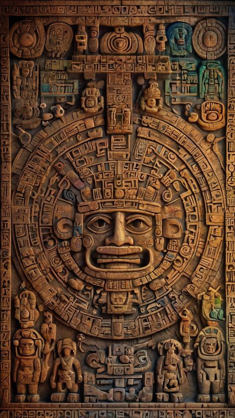 the Mayan Calendar 2 Mayan Deities, Mayan Aesthetic, Mayan Gods, Bike Rider Photography, Mayan Empire, Mayan Architecture, Maya Calendar, Aztec Temple, Mayan Temple