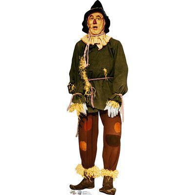 Scarecrow Wizard Of Oz, Wizard Of Oz Movie, Cardboard Standup, Oz Movie, Scarecrow Costume, Grey Man, Glinda The Good, Life Size Cutouts, Cowardly Lion