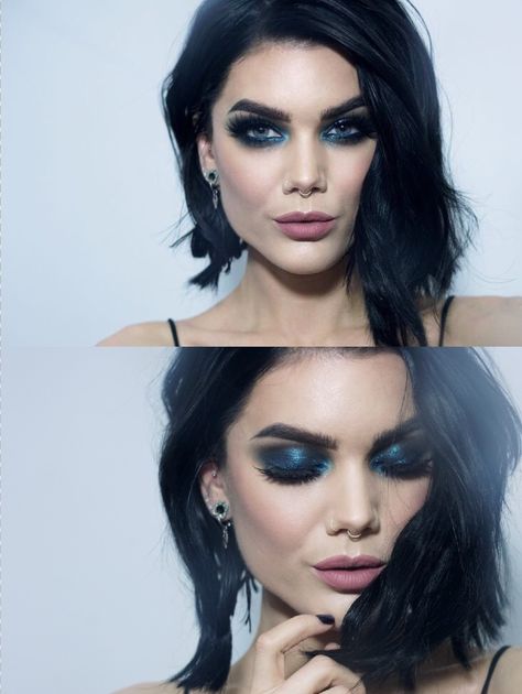 TODAYS LOOK | CASHMERE SILK Rock Chick Makeup, Rock And Roll Makeup, Rocker Makeup, Makeup Artist Website, Linda Hallberg Makeup, Special Occasion Makeup, Professional Makeup Kit, Concert Makeup, Linda Hallberg