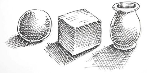 Many people have asked me to show how to cross hatch. It’s a skill you have to work at an be prepared t make lots of mistakes! Basically it is using pen and ink to render tonal values. one la… Hatching Drawing, Hatch Drawing, Cross Drawing, Waterman Pens, Shading Drawing, Shading Techniques, How To Shade, Cross Hatching, Lips Drawing