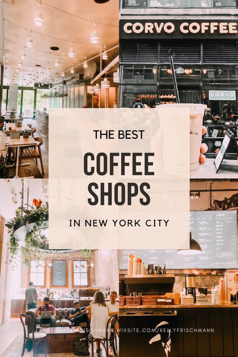 Coffee Shop New York, New York City Bars, Nyc Coffee Shop, Nyc Coffee, New York Coffee, New York City Guide, Cafe New York, Nyc Rooftop, New York City Vacation