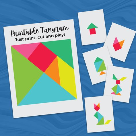 Printable Tangram Puzzle Tangram Printable, Lego Stem Challenge, Tangram Activities, Makerspace Elementary, Tangram Patterns, Math Coloring Worksheets, Tangram Puzzles, Printable Puzzles For Kids, Space Coloring Pages