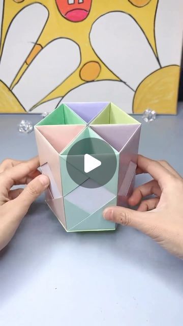 Pen Holder Diy, Crafts Origami, What Makes You Beautiful, Beautiful Pen, Diy Origami, Diy Making, Makes You Beautiful, Origami Crafts, Art Handmade