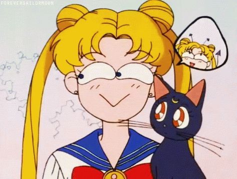 Sailor Moon GIF - Sailor Moon Smug - Discover & Share GIFs Sailor Moon, Moon, Funny, Hair, Black