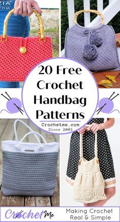 Beau Crochet, Bags And Totes, Crochet Purse Pattern Free, Crochet Shoulder Bags, Free Crochet Bag, Shoulder Bags Pattern, Crochet Bag Pattern Free, Bag Pattern Free, Crochet Handbag