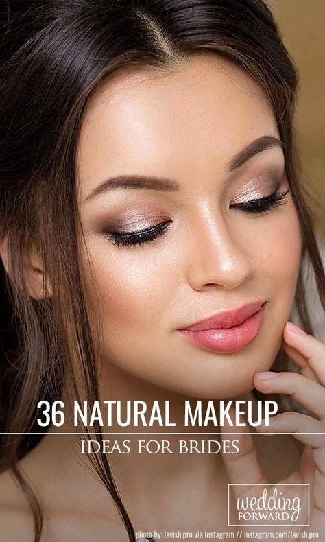 Natural Make Up For Prom, Natural Wedding Makeup Real Bride, Light Makeup Looks For Wedding, How To Do Wedding Makeup, Make Up For Bridemades, Summer Wedding Makeup For Green Eyes, Wedding Eye Makeup For Brown Eyes, Fall Wedding Makeup For Bride Pale Skin, Makeup Ideas For Bride