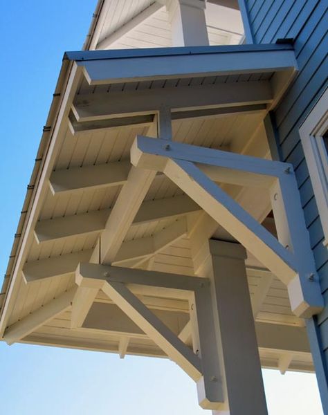 Porch Eaves, Fairhope Alabama, Southern Traditional, Exterior Details, Chicken Coops, Rafter Tails, Architectural Details, Outdoor Kitchen Design, Covered Porch