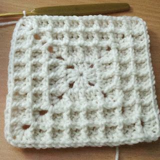 Squared Waffle Crochet Rectangle Pattern, Granny Rectangle, Crochet Rectangle, Traditional Granny Square, Crochet Waffle Stitch, Granny Blanket, C2c Crochet Blanket, Crochet Flats, Crochet Granny Square Afghan