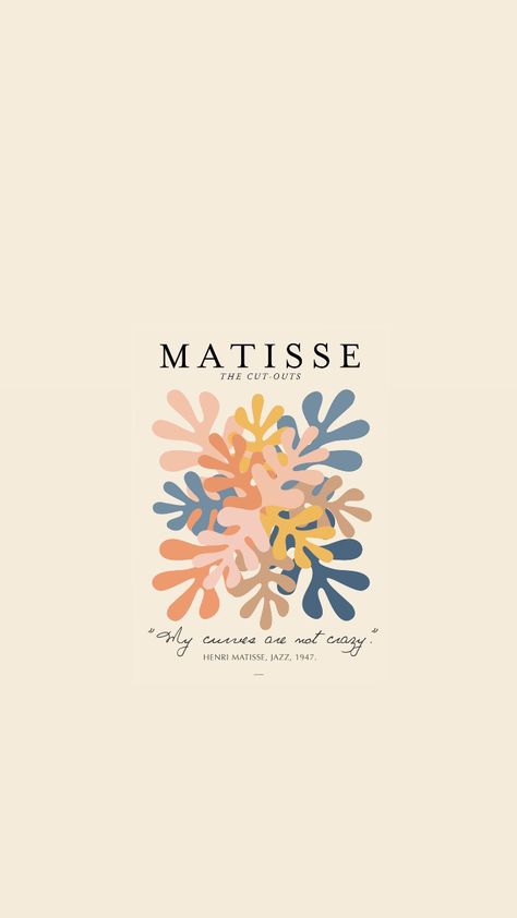 Matisse Wallpaper Iphone, Matisse Wallpaper, Vogue Wallpaper, Water Lilies Art, Minimal Wallpaper, Abstract Art Wallpaper, Pretty Wallpaper Iphone, Tumblr Wallpaper, Cute Love Couple Images