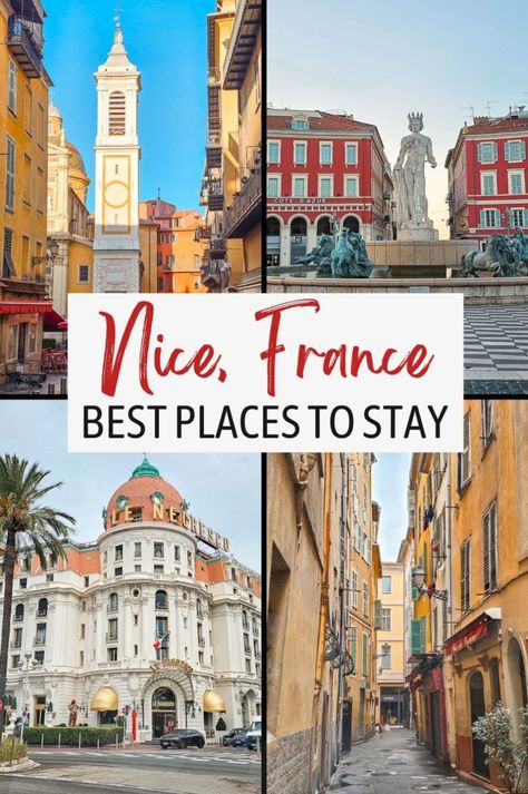 Discover the best places to stay in Nice France with our detailed France travel guide! From luxurious hotels on the iconic Promenade des Anglais to hidden gems in Old Town, Nice is a top destination on any French Riviera trip. Explore the beautiful neighborhoods and attractions of Southern France. Visit France and add Nice to your list of best places to go on the Cote Dazur for an unforgettable stay! Loire Valley Chateau, Hotels In France, France Travel Guide, Southern France, Visit France, Coastal Cities, French Quotes, Nice France, Top Hotels