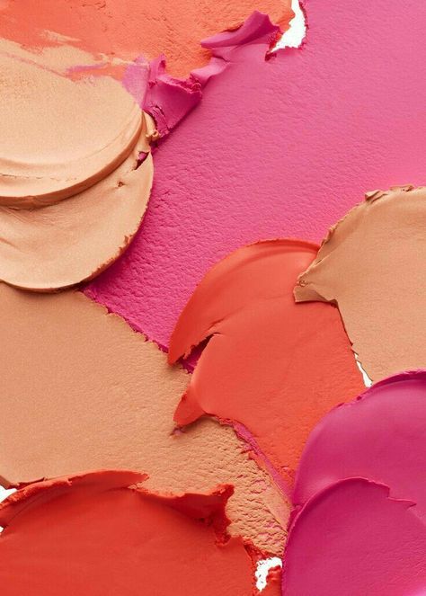 Textures, beauty texture, makeup, beauty photography Creme Blush, Blush Shades, Color Mood, Red Colour Palette, Summer Color Palette, Beauty Products Photography, Color Crush, Color Inspo, Shades Of Pink