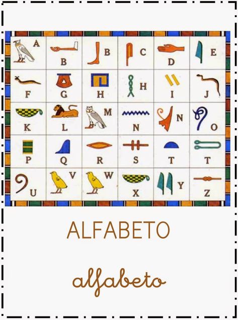 Egyptian Alphabet, Egypt Vbs, Egypt Crafts, Egypt Hieroglyphics, Egyptian Party, Egyptian Hieroglyphs, Homeschool History, Egyptian Hieroglyphics, Egyptian Symbols