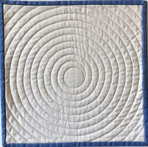 Machine Quilting Tutorial: How to Quilt a Continuous Spiral (Optical Illusion Quilt Along Part 5) – Christa Quilts Quilt Along, Spiral Quilt, Spiral Quilting, Machine Quilting Tutorial, Optical Illusion Quilts, Quilting Tutorial, How To Quilt, Face Painting Tutorials, Quilting Videos