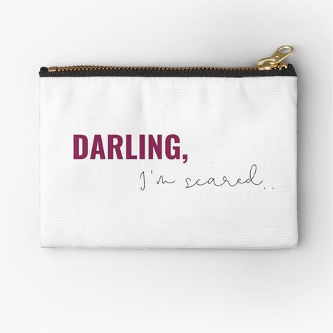 "Darling Im Scared - Taylor Swift Lover Album lyrics MAATHP" Zipper Pouch by bombalurina | Redbubble Red Album Lyrics, Taylor Swift Red Lyrics, So Casually Cruel, Casually Cruel, Taylor Swift Red Album, Red Album, Swift Facts, Prince Royce, State Of Grace