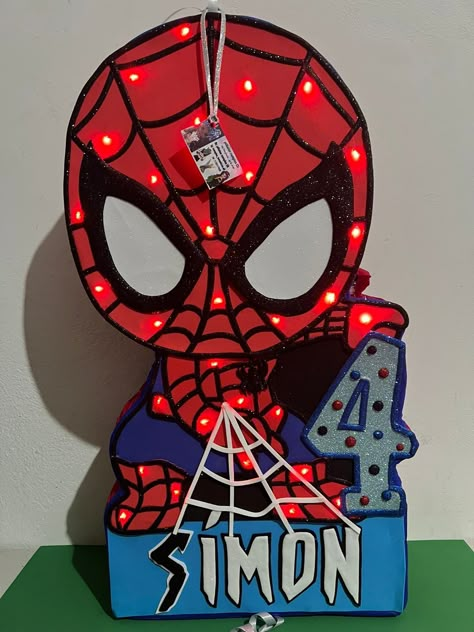 Piñata Ideas, Diy Pinata, Pinata Party, Spiderman, Birthday