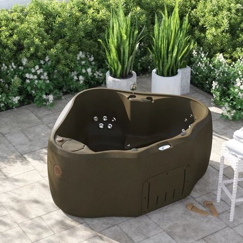 Unique Bathtubs, 2 Person Hot Tub, Plug And Play Hot Tub, Underwater Led Lights, Inflatable Hot Tubs, Built In Seating, Jacuzzi Tub, Foam Insulation, Rock Solid