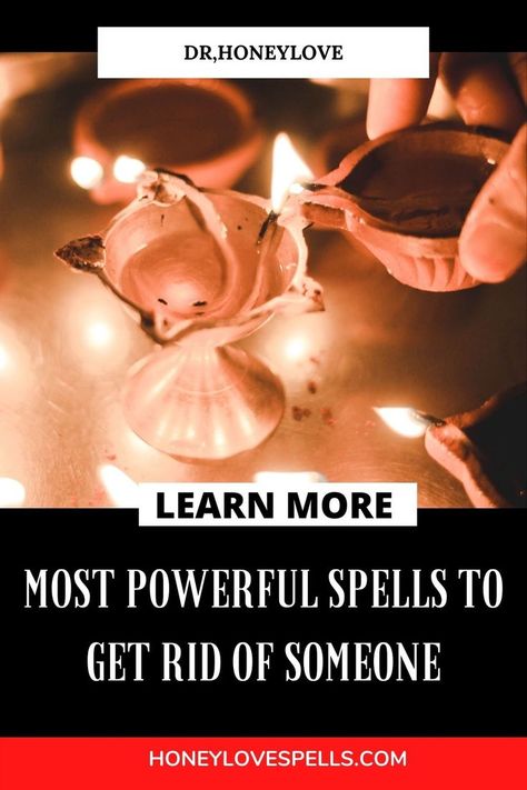 Powerful spells to get rid of someone Spells To Get Rid Of Someone, Banishing Spell, Powerful Spells, Annoying People, Leaving A Job, Cast A Spell, People Leave, Witch Spell, Negative People