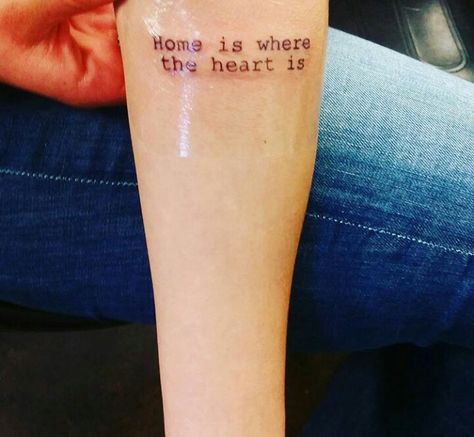 Home Is Where The Heart Is Tattoo, Tattoo Home, Style Tattoo, Home Tattoo, New Tattoo, Home Is Where, Beach Vibes, Where The Heart Is, Heart Tattoo