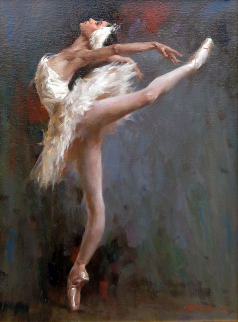 Ballerina Arabesque by Stephen Pan Portraits Pastel, Ballet Painting, Art Ballet, Ballerina Painting, Ballet Beauty, Ballerina Art, Dance Paintings, Ballet Art, Dance Art