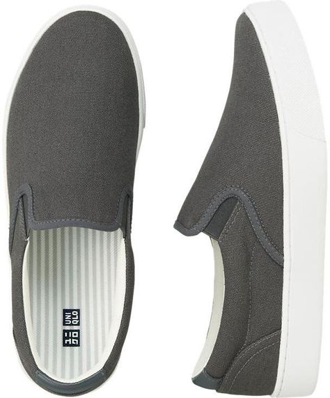 Pin for Later: 33 Chic and Useful Father's Day Presents For $25 and Under Uniqlo Slip-On Sneakers Uniqlo Slip-On Sneakers ($20) Flexible Shoes, Slipon Sneakers, Slip On Trainers, Fathers Day Presents, On Sneakers, Vans Classic Slip On Sneaker, Slip On Sneakers, On Shoes, Uniqlo