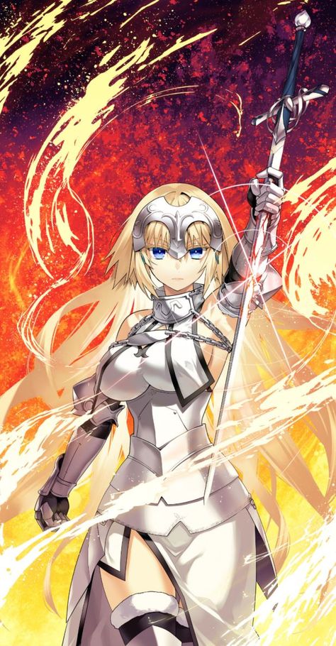 View and download this 617×1185 Joan of Arc (Fate/Apocrypha) image with 6 favorites, or browse the gallery. Jeanne D Arc Fate, Akira Ishida, Joan Of Arc Fate, Jeane D Arc, Fate Apocrypha, Fate Stay Night Series, Fate Servants, Fate Stay Night Anime, Comic Manga