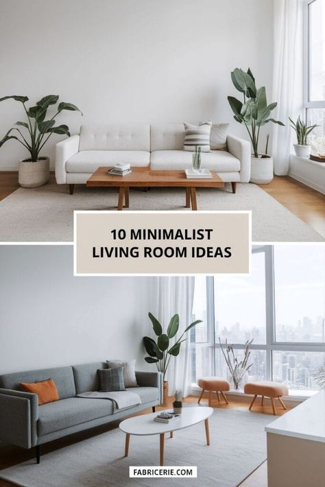 Create a cozy space in a small living room with minimalistic principles. Utilize natural light and comfortable furniture for a welcoming ambiance. https://fabricerie.com/minimalist-living-room/ Minimalist Small Living Room, Style A Living Room, Minimalist Living Room Ideas, Rustic Industrial Decor, Minimalist Apartment, Comfortable Furniture, Minimalist Furniture, Multifunctional Furniture, Functional Furniture