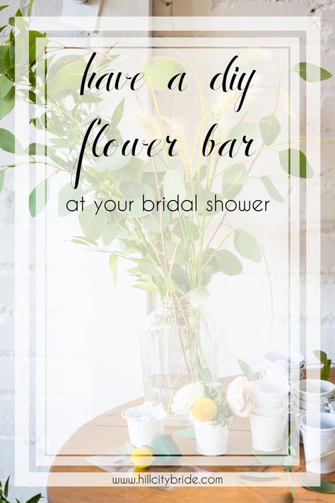 Plantable Paper Diy, Build Your Own Bouquet Bar, Diy Flower Bar, Build Your Own Bouquet, Floral Design Diy, Shower 2023, Bouquet Bar, Flower Arranging Class, Shower Build