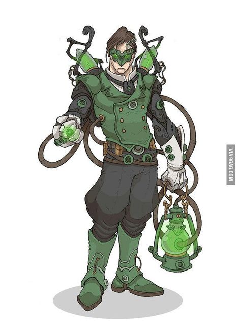 Steampunk World, Steampunk Character, Armor Ideas, Avengers Fan Art, Steampunk Halloween, Pathfinder Character, Lantern Corps, Fantasy Heroes, Batman Artwork