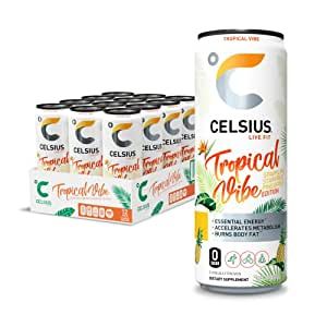 Celsius Energy Drink, Preworkout Drink, Healthy Energy Drinks, Live Fit, Essential Vitamins, Healthy Energy, High Fructose Corn Syrup, Ginger Root, Pre Workout