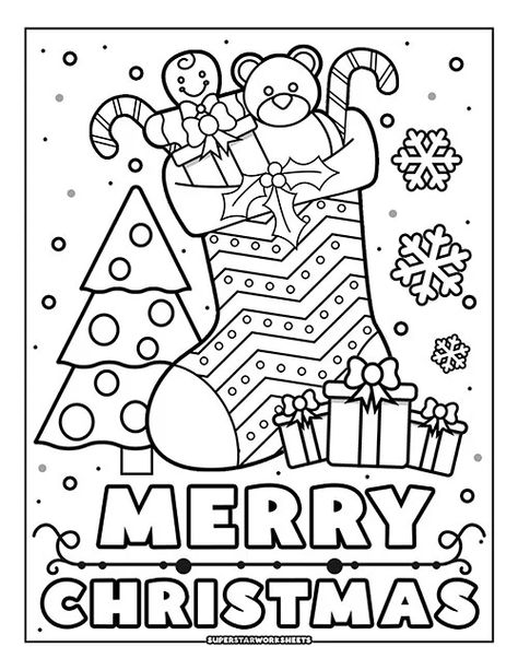 Christmas Coloring Pages - Superstar Worksheets Superstar Worksheets, Kids Colouring Printables, Christmas Ornament Coloring Page, Merry Christmas Coloring Pages, Kids Christmas Coloring Pages, Christmas Coloring Pages For Kids, Christmas Coloring Page, Christmas Art For Kids, Free Christmas Coloring Pages