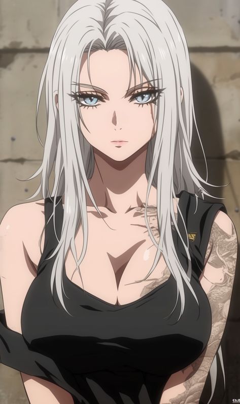 Anime Female Character Art, Hot Anime Female Character Art, Beautiful Female Character Art, Oc Ideas Female, White Haired Female Character Art, Female Anime Drawing, White Hair Character Design Female, White Hair Anime Female, Female Character Drawing