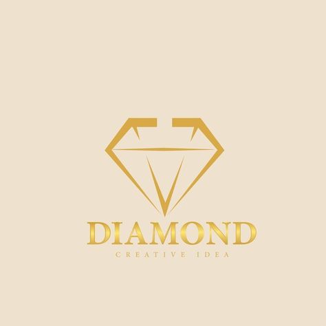 Modern luxury dimond logo design | Premium Vector #Freepik #vector #ruby #diamond #emerald #jewel Diamond Logo Ideas, Ruby Logo, Gem Logo, Logo Diamond, Jewel Logo, Diamond Vector, Diamond Logo, Packing Design, Ruby Diamond