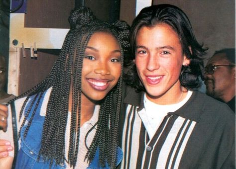 Brandy In The 90s, Brandy Moesha Outfits, Brandy Moesha, Moesha Outfits, Brandy Outfits, 2000s Makeup Looks, Andrew Keegan, Brown Princess, 90’s Nostalgia