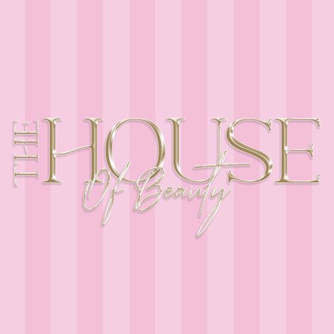 Premade Bespoke Pink and Gold Modern Beauty Logo | Premade Logo | Logo Templates | Beauty Logos | Beauty Logo Templates | Girly Beauty Logo Pink Logo Aesthetic, Girly Logo Design, Beauty Logos, Girly Logo, Brand Colours, Classy Fonts, Text Box, Luxury Logo, Business Cards Creative