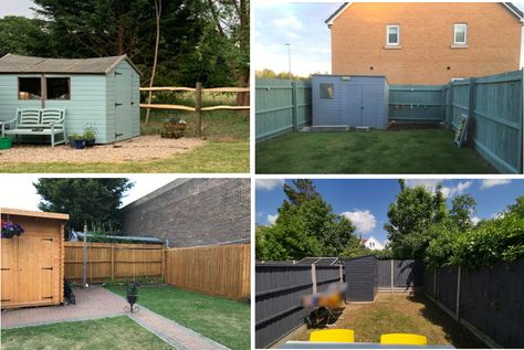 Small gardens and a large shed - here's 5 ways to help hide it! 1- Don't just plonk it at the bottom of the garden 2- If the path ONLY leads to the shed, the shed is made more noticeable 3- Make the shed part of the design, don't just add a shed to the garden 4- Create a 'Look at Me Instead' part of the garden 5 - Make the shed more interesting to look at  Read more at PlantPlots.com or contact rachel@plantplots.com for some design advice Design A Garden, Design For Beginners, Large Sheds, Hidden Garden, About Plants, The Shed, Small Garden Design, Design Advice, Easy Ideas