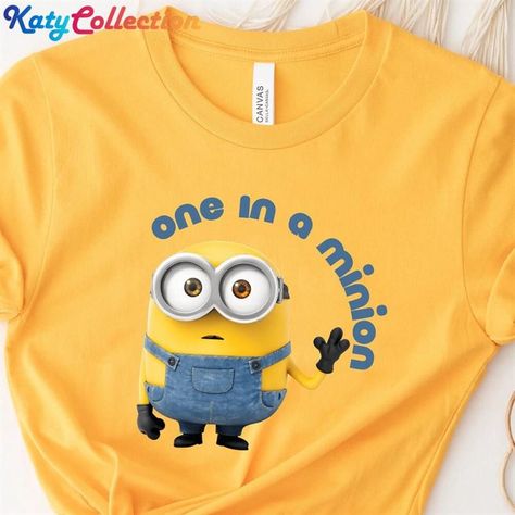 One In A Minion Shirt Minions Birthday Gift Hoodie T-Shirt Check more at https://katycollection.com/product/one-in-a-minion-shirt-minions-birthday-gift-hoodie-t-shirt/ Minion Shirt Ideas, One In A Minion, Minion Shirts, Minions Birthday, A Minion, Minion Birthday, Cartoons Love, Tshirt Design, New T