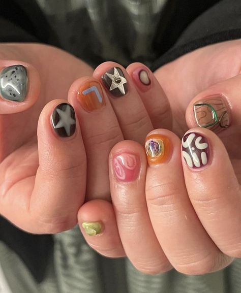 Mens Nails, Hippie Nails, Grunge Nails, Minimal Nails, Pretty Gel Nails, Nails Only, Soft Nails, Minimalist Nails, Dream Nails