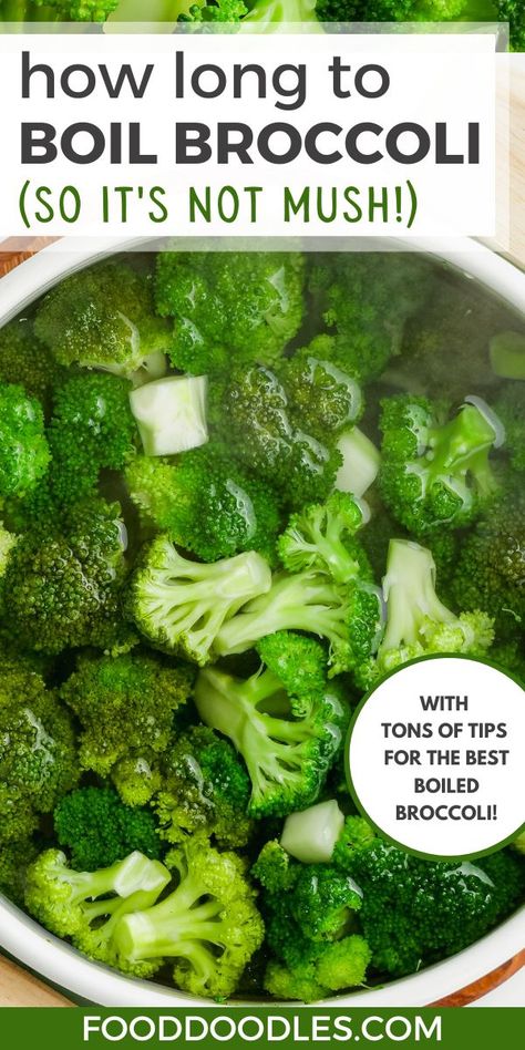 Steamed Broccoli Recipes, Frozen Broccoli Recipes, Cooking Fresh Broccoli, Boiled Broccoli, Broccoli Recipes Side Dish, Best Broccoli, How To Cook Broccoli, How To Make Broccoli, Raw Broccoli