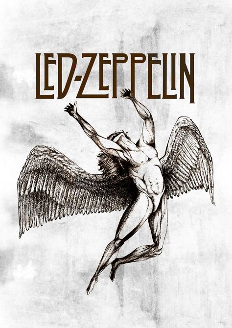 Led Zeppelin Aesthetic Poster, Led Zeppelin Posters, Led Zeppelin Wallpaper Aesthetic, Led Zeppelin Fanart, Led Zeppelin Aesthetic, Led Zeppelin Angel, Rock And Roll Posters, Led Zeppelin Icarus, Led Zeppelin Wallpaper