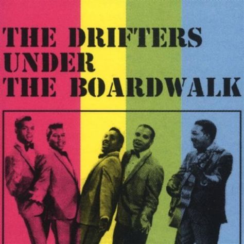 “Under The Boardwalk” (1964, Atlantic) by The Drifters.  Contains “Up On The Roof” and “On Broadway.” Under The Boardwalk, The Drifters, Music Tabs, Ukulele Tabs, Music Playlists, Listen To Song, Lp Cover, Old Music, Love Song