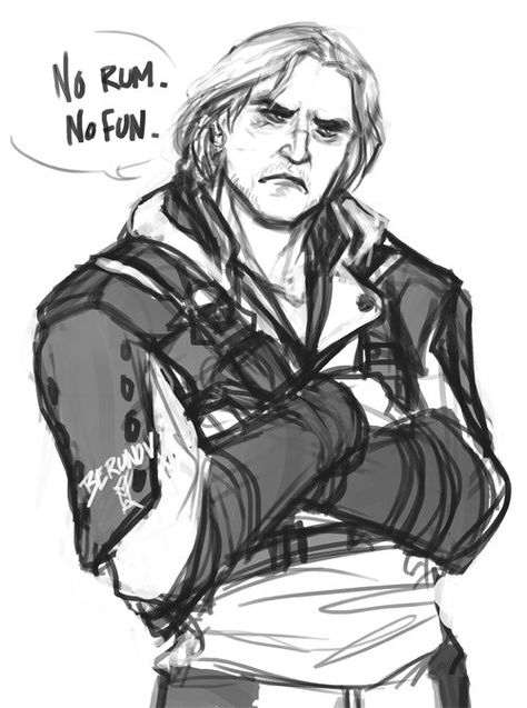 Edward Kenway Fanart, Assassin's Creed Edward Kenway, Kenway Family, Assasing Creed, Assassins Creed Memes, Pirate Cove, Assassins Creed Funny, Edward Kenway, Assassins Creed 4