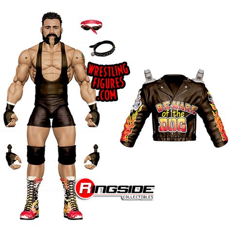 Rick Steiner - WWE Elite 104 WWE Toy Wrestling Action Figure by Mattel! Iconic Accessories, Studded Dog Collar, Wwe Toys, Wwe Figures, Wwe Elite, Packaging Template, Amazon Image, Drew Mcintyre, Flame Design