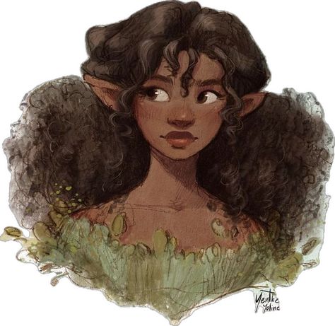 Hobbit Oc Female, Gnome Female, Dnd Halfling, Gnome Dnd, Browns Elf, Dnd Board, Npc Art, Solas Dragon Age, Elf Drawings