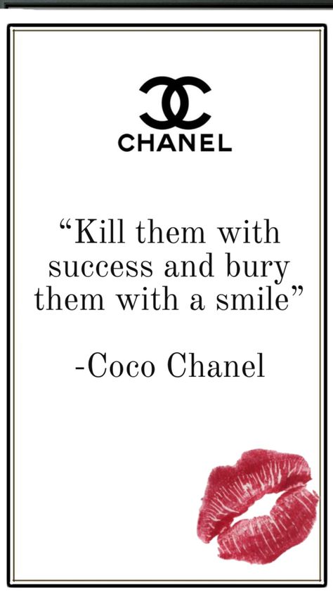 First They Laugh Then They Copy, Elegance Quotes Stay Classy, Coco Chanel Aesthetic, Coco Chanel Art, Fashion Quotes Coco Chanel, Fashionista Quotes, Image Girly, Chic Quotes, Kill Them With Success