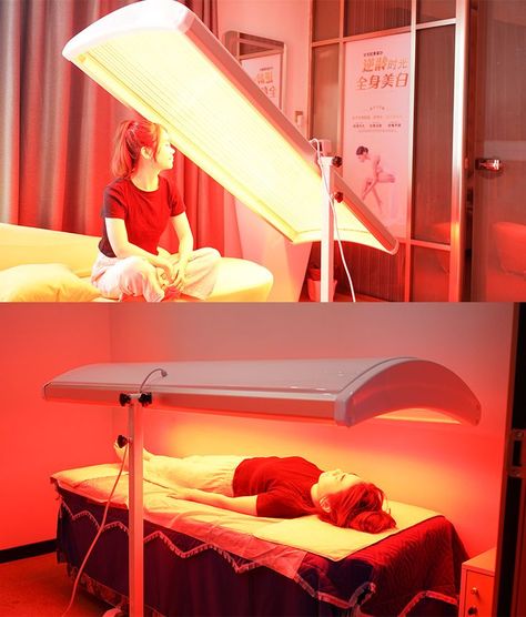 Best sell red light therapy bed for home/clinics/salon、spa Red Light Therapy Bed, Light Therapy Room, Solarium Tanning, Home Massage Room, Salt Room Therapy, Outdoor Sauna Kits, Before Bed Routine, Salt Cave Spa, Cave Spa