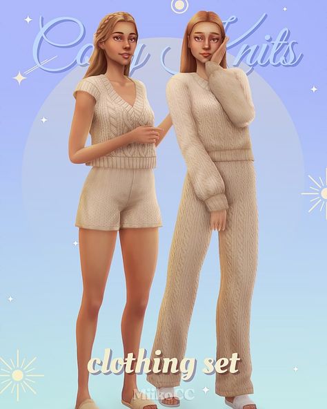 Cozy Knits clothing set | Patreon Ts4 Mod, Clothes Cc, Die Sims 4, Sims 4 Mm Cc, Sims 4 Expansions, Sims 4 Cc Folder, Sims 4 Gameplay, Sims 4 Dresses, Sims 4 Mm