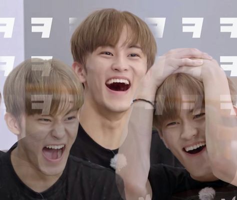 Laugh Meme, Mark Nct, Cartoon Jokes, Mark Lee, Meme Faces, Kpop Memes, Nct 127, Nct Dream, Fangirl